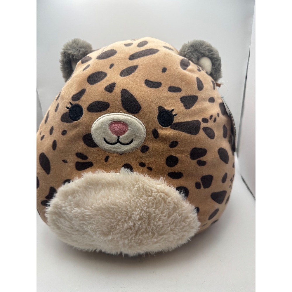 Squishmallows Kei Leopard Cheetah Plush Stuffed‎ Animal Toy Pillow